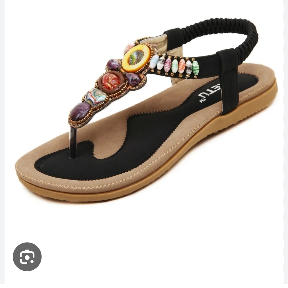 Siketu  Beaded Sandal